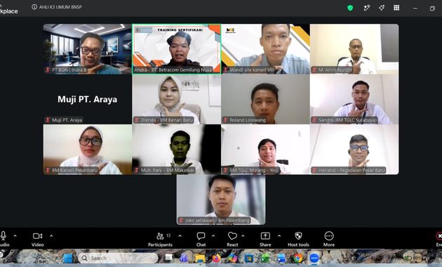 Pelatihan Ahli K3 Umum (BNSP), Tanggal 07-10 September 2026 | PT BETRACOM GEMILANG NUSA pelatihan ahli k3 umum bnsp tanggal 07 10 september